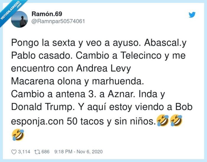 políticos,bobesponja,tele,programación