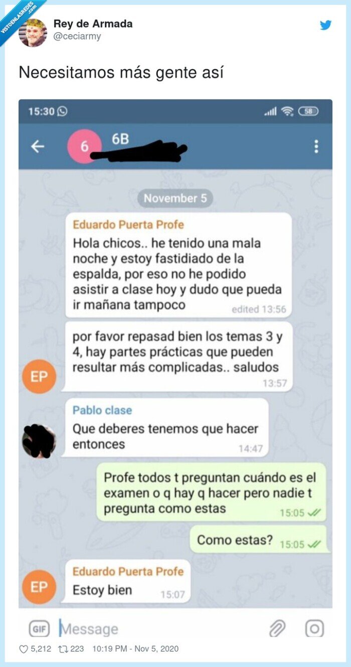 profesor,preocupación,alumno,preguntas,conversaciones