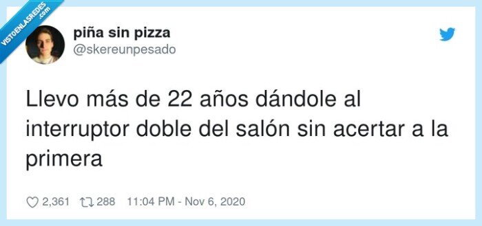 interruptor,acertar,primera,salón,error