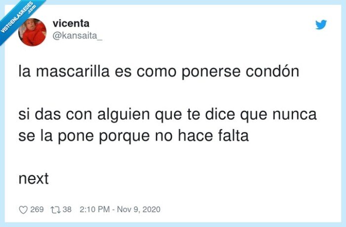 mascarilla,ponerse,condón,nunca