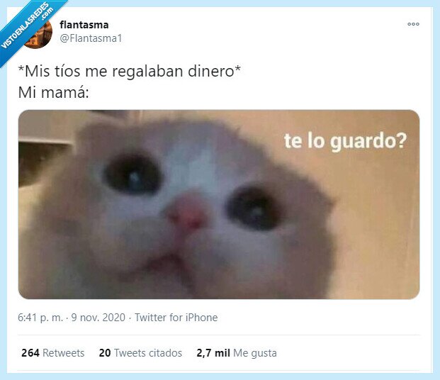 madre,dinero,tíos,cara,guardar