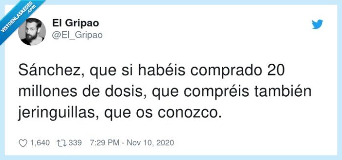 jeringuillas,sánchez,vacuna,dosis,recordatorio