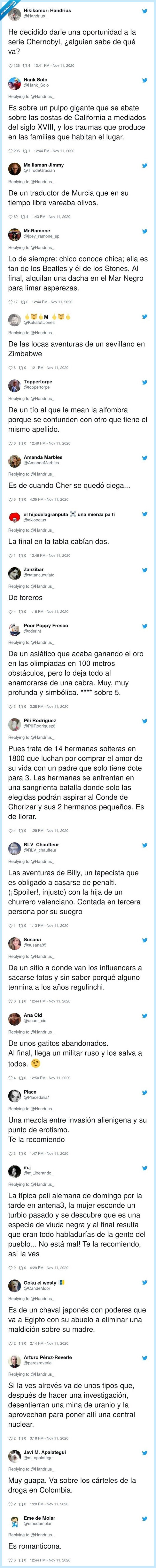 chernobyl,serie,respuestas,twitter