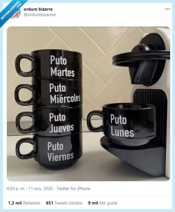 taza,días,semana,mood,buenhumor,mrwonderfulmal