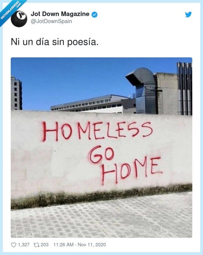 poesía,homeless,home