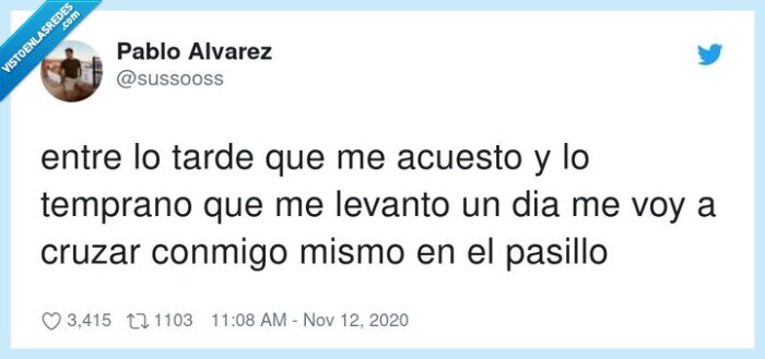 cruzar,pasillo,dormir,tarde,madrugar