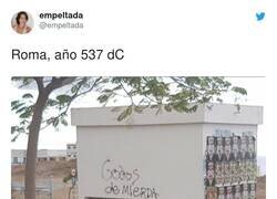 Enlace a Un poco de historia para seguir con el día, por @empeltada