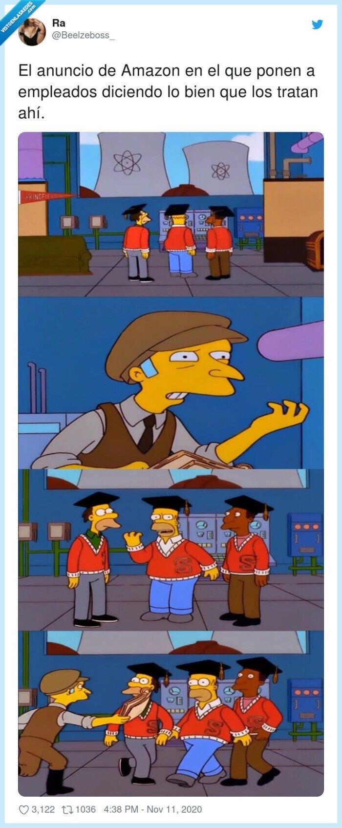 empleados,anuncio,amazon,simpson,burns,sameenergy