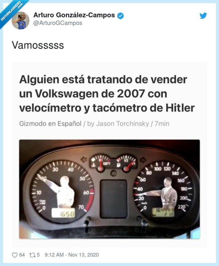 volkswagen,velocímetro,hitler,coche,vender
