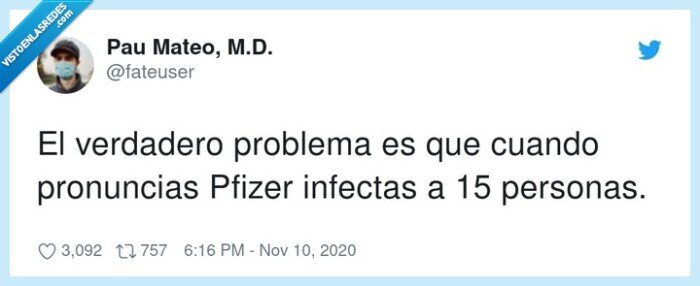 pronunciar,problema,pfizer,contagios