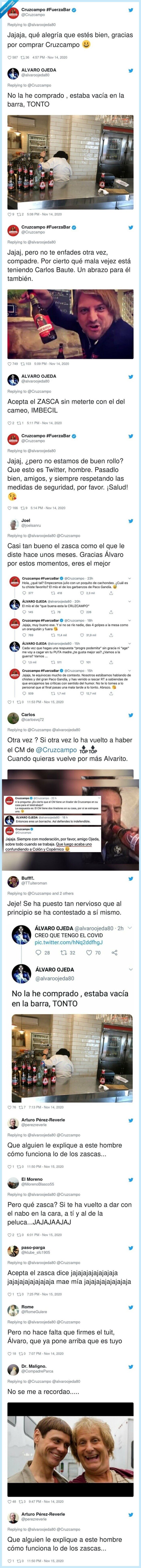 745349 - Álvaro Ojeda intenta dejar en ridículo a Cruzcampo pero se lleva el enésimo zasca de su CM y la burla generalizada de las redes