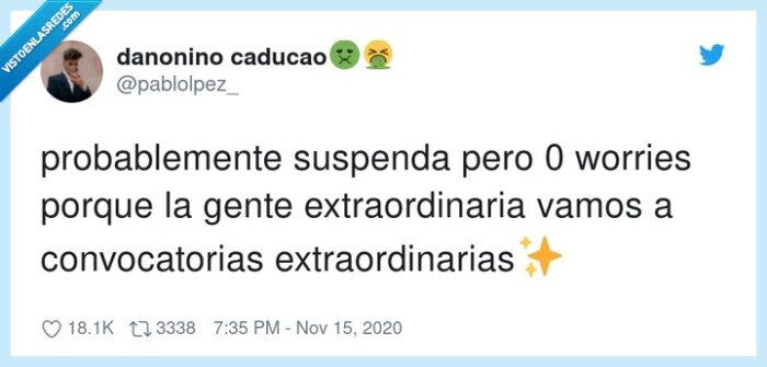 personas,extraordinarias,convocatorias,exámenes,suspensos