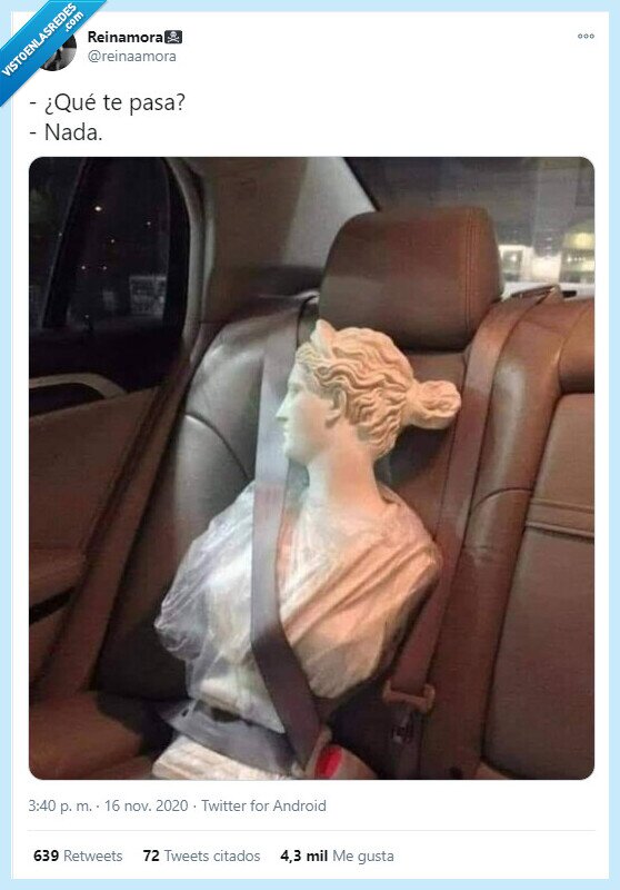 enfadada,nopasanada,coche,ventana,mirandoalanada