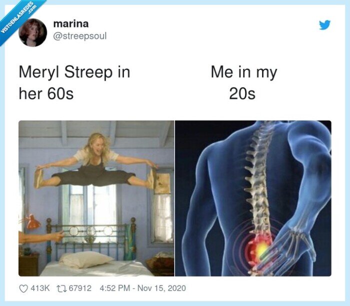 streep,meryl,edad,dolor,espalda
