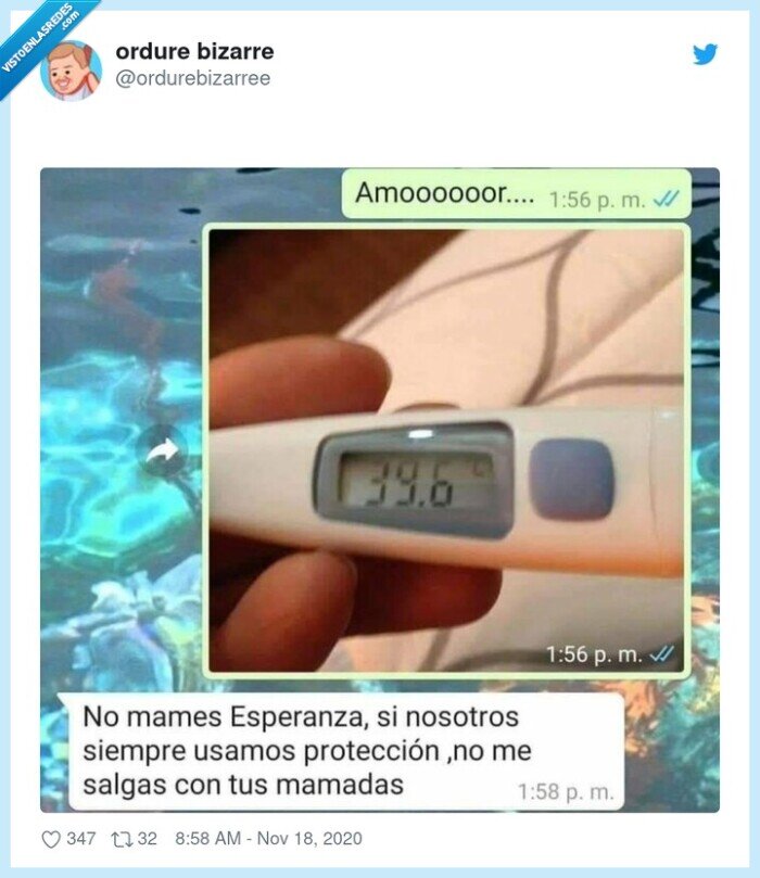 fiebre,embarazo,conversación,pareja,whatsapp