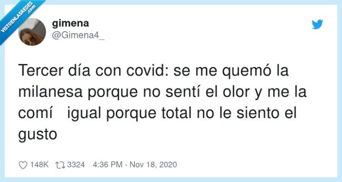milanesa,covid,quemar,gusto,olfato,unadeclayotradearena
