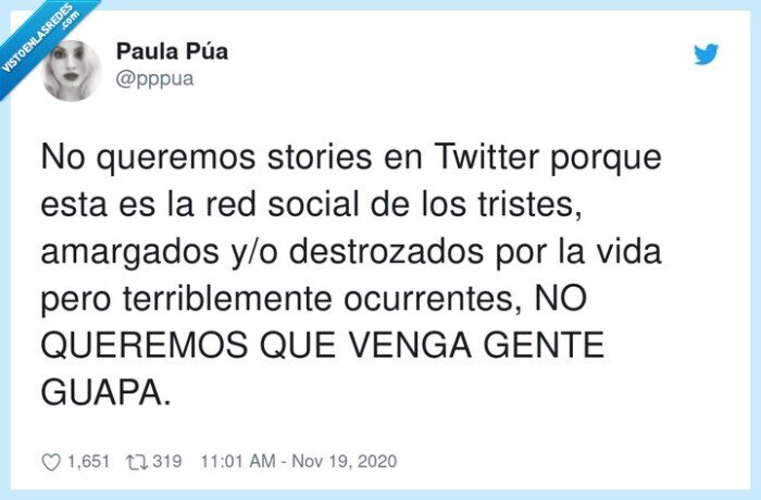 twitter,stories,gente,guapa