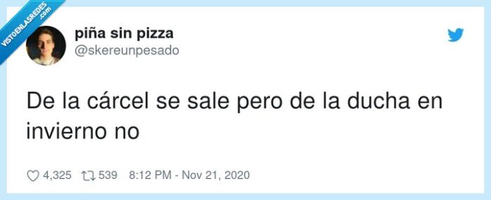 invierno,cárcel,ducha