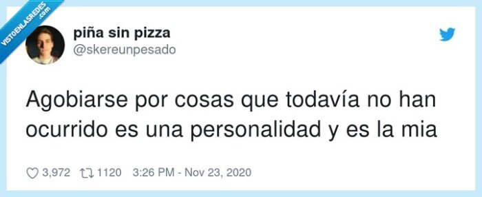 personalidad,agobiarse,cosas,prevención