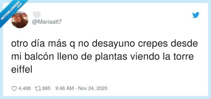 desayuno,balcón,crepes,torre,eiffel
