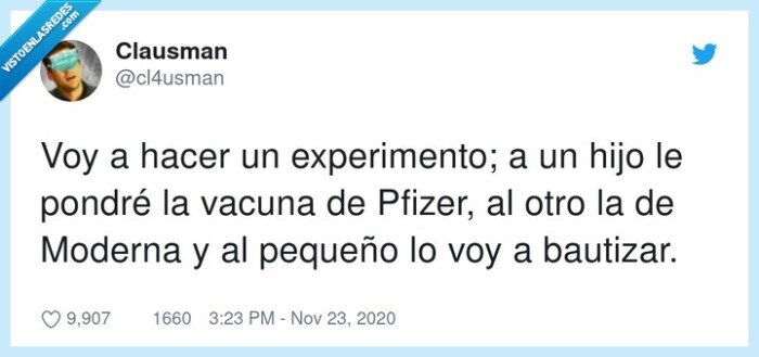 experimento,pequeño,bautizar,pfizer,moderna