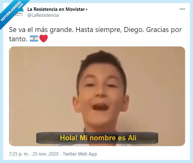 754053 - El 'homenaje' de 'La Resistencia' a Maradona con un vídeo en el que no le deja en muy buen lugar y que enciende la parte más cruel de Twitter