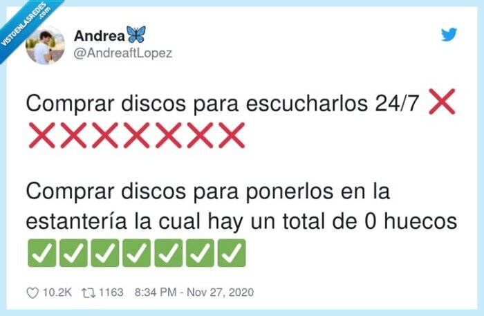 discos,hueco,escuchar,estantería