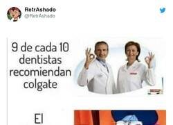Enlace a Hemos resuelto el misterio del dentista que no recomienda colgate, por @RetrAshado