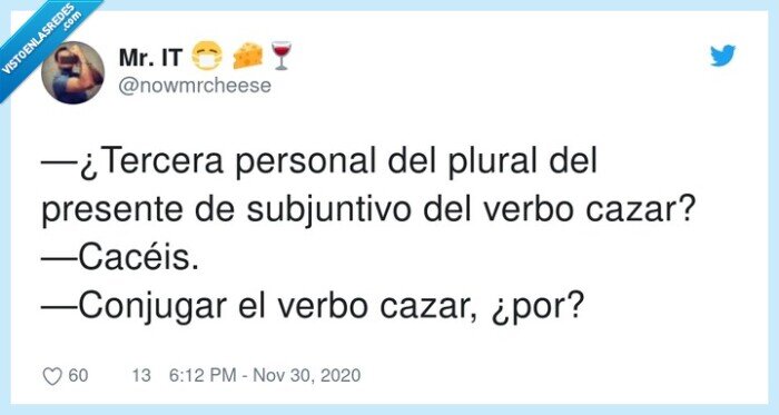 subjuntivo,personal,presente,conjugar,tercera,cacéis