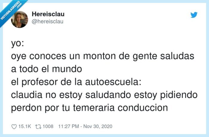 autoescuela,conduccion,temeraria,saludando,profesor