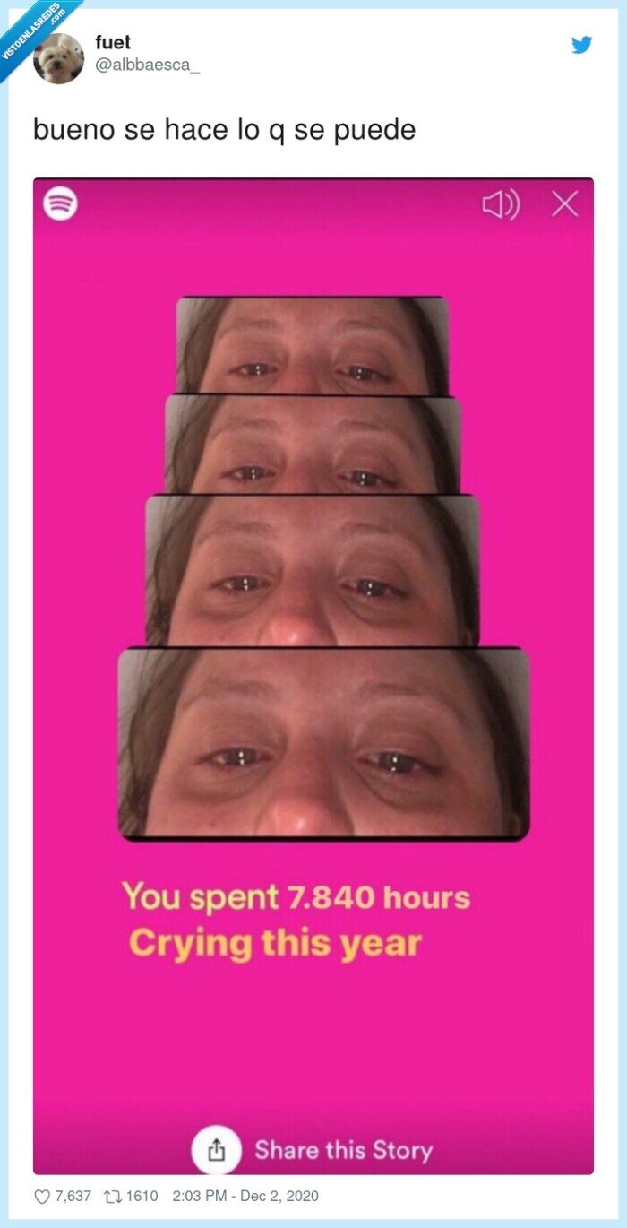 llorar,horas,spotify