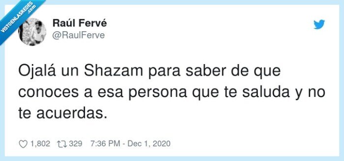 acordar,shazam,saludar,gente