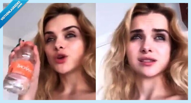 759907 - Marina Yers, la influencer que aseguraba que el agua deshidrata, reaparece tras medio año y demuestra que el karma existe, por @yeeepyeeep