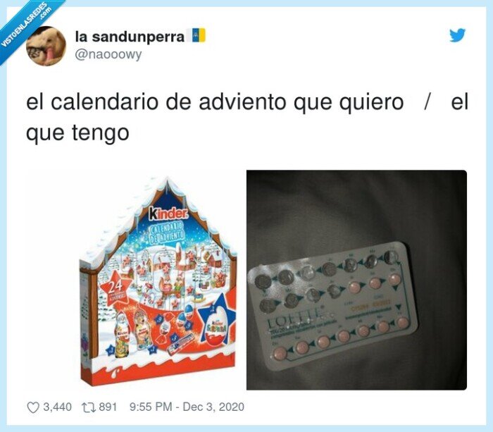calendario,adviento,pastillas,anticonceptivas,navidad