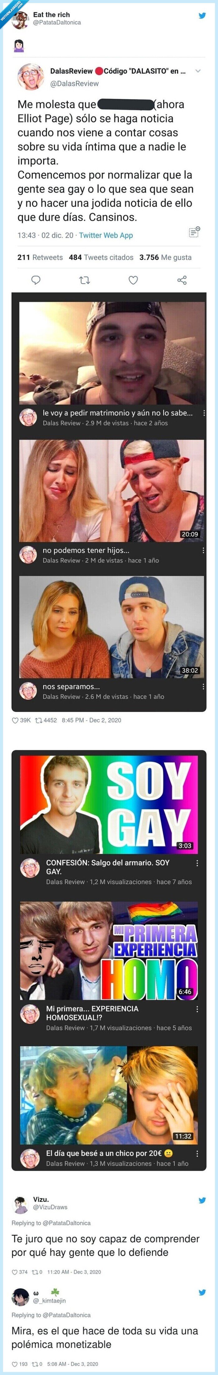 dalas,zasca,elliotpage,vida,íntima