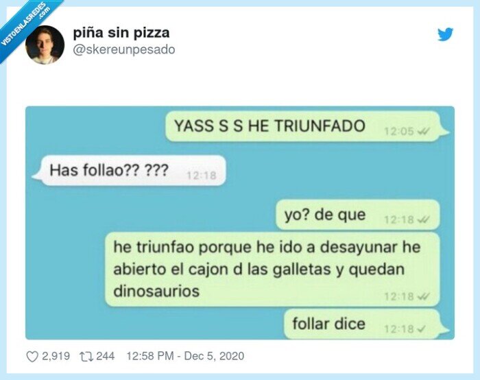 galletas,dinosaurios,triunfado