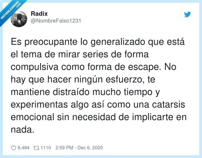 series,mirar,escape,problemas,realidad