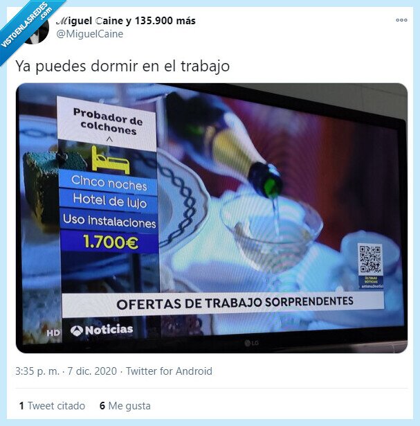 vocación,dormir,trabajo