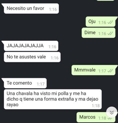 763523 - Su mejor amigo le pide si le puede enviar una foto de su tula y la conversación se vuelve tan surrealista que se ha convertido en lo más viral del día, por @evagezz