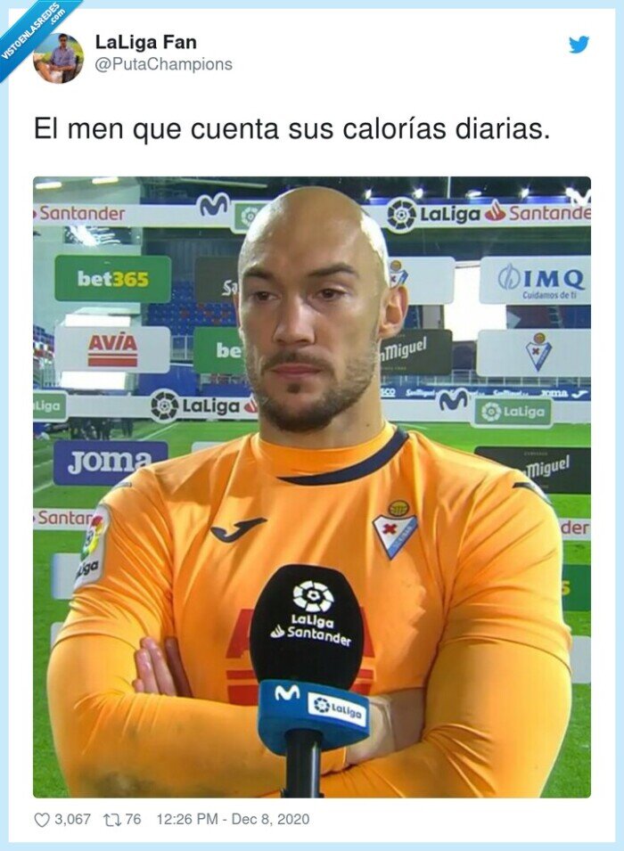 calorías,diarias,dimitrovic,eibar