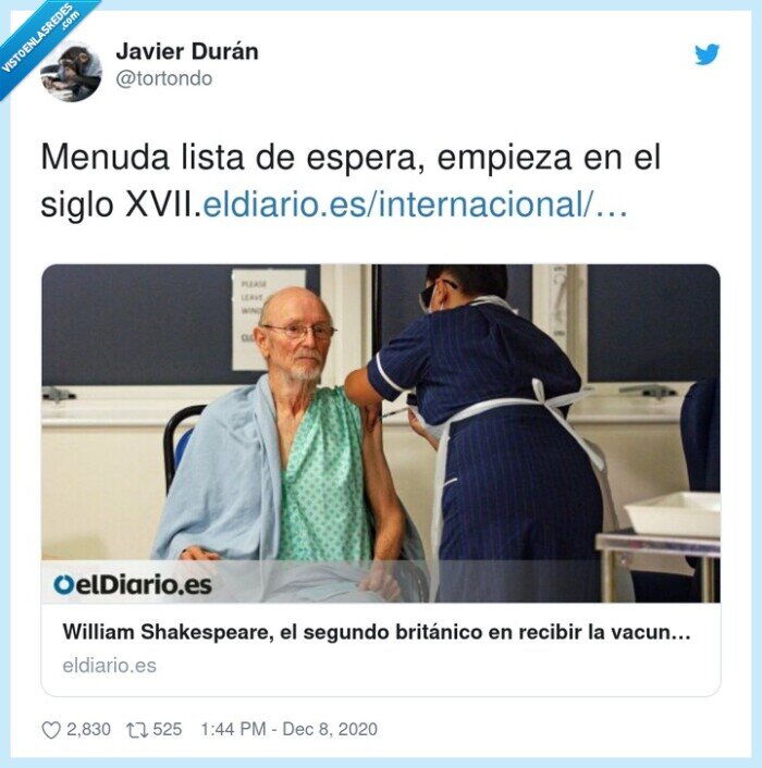 shakespeare,lista,espera,vacuna,coronavirus