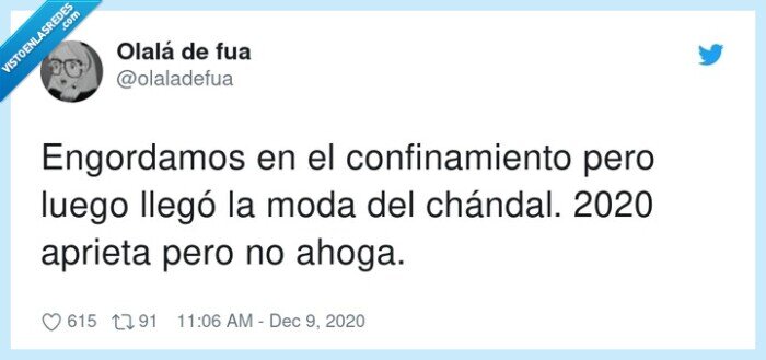 confinamiento,engordar,chándal,moda