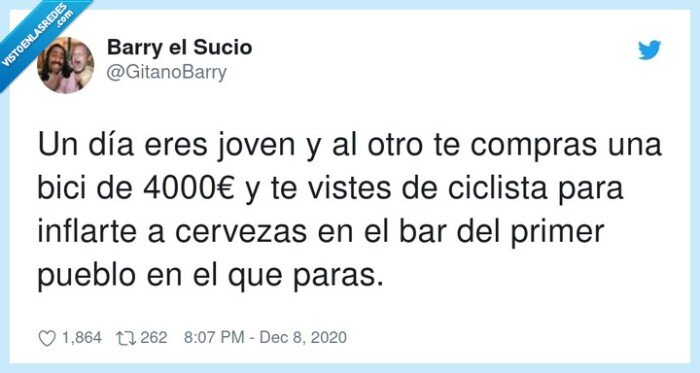 ciclista,joven,cervezas