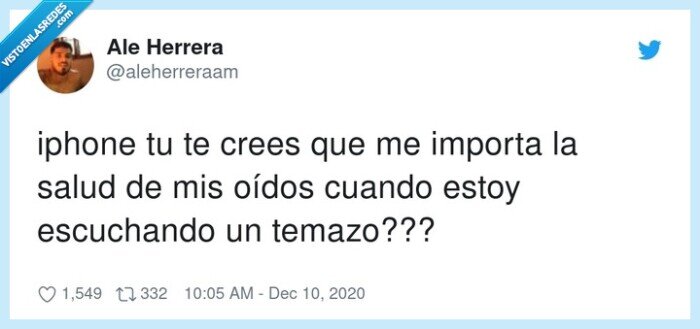iphone,volumen,sonido,salud,oídos,temazo