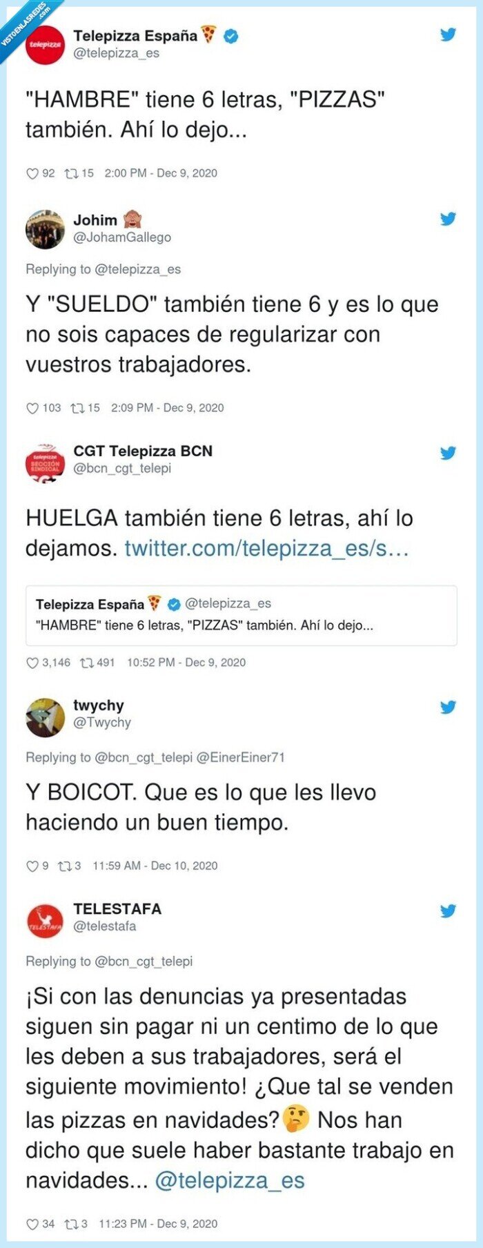 telepizza,zasca,tweet,sindicato,trabajadores