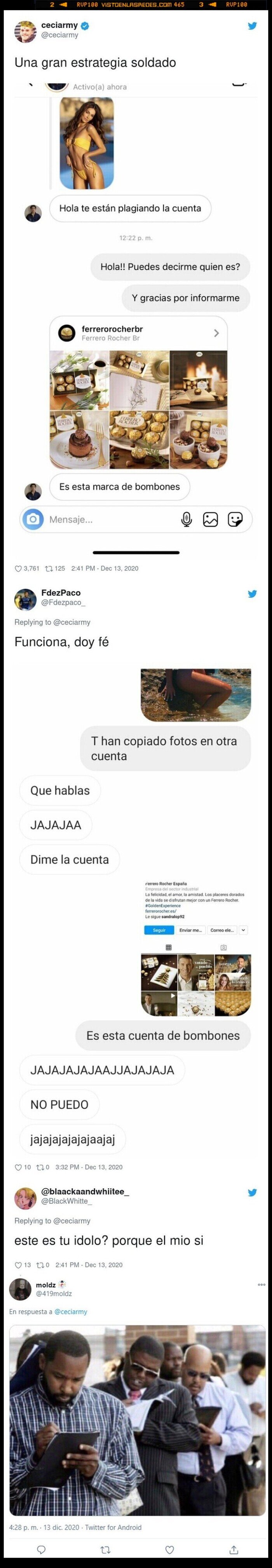 estrategia,ligar,instagram,bombones