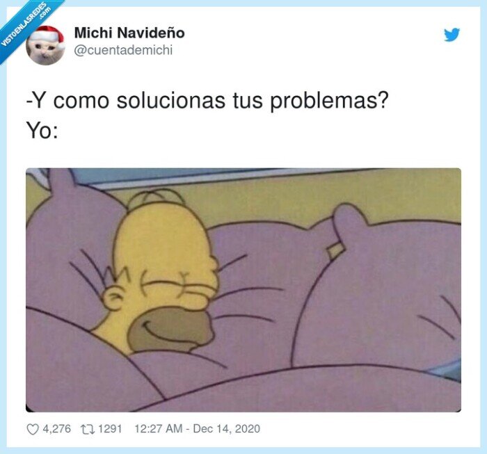 solucionar,problemas,dormir,homer simpson