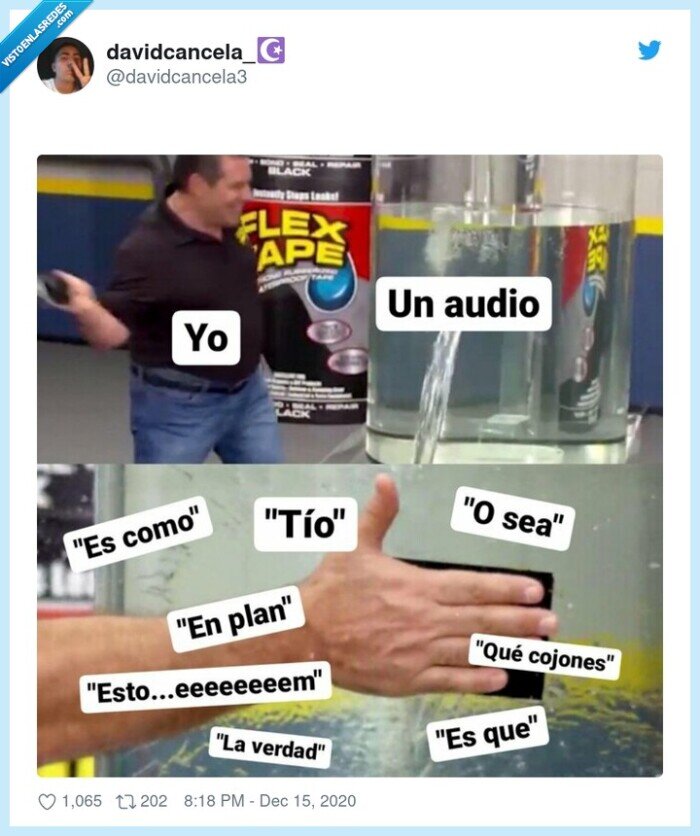 audio,coletillas,osea,tio,en plan
