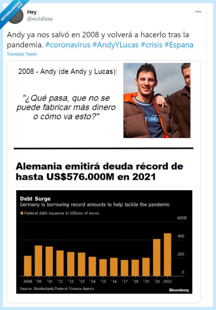 coronavirus,andy y lucas,crisis,españa
