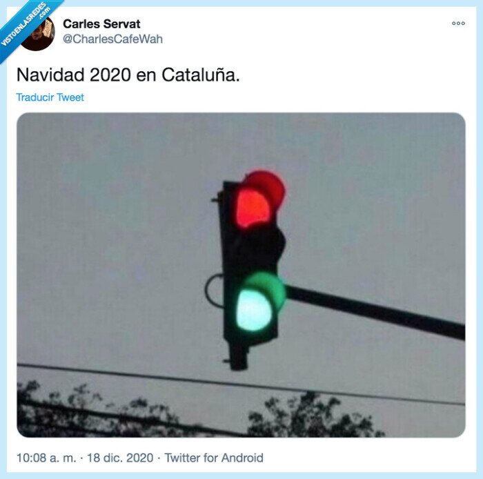 navidad,cataluña,semáforo